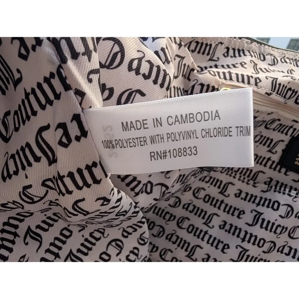 Juicy Couture XL Weekender Bag Rainbow Diagonal Stripe 
